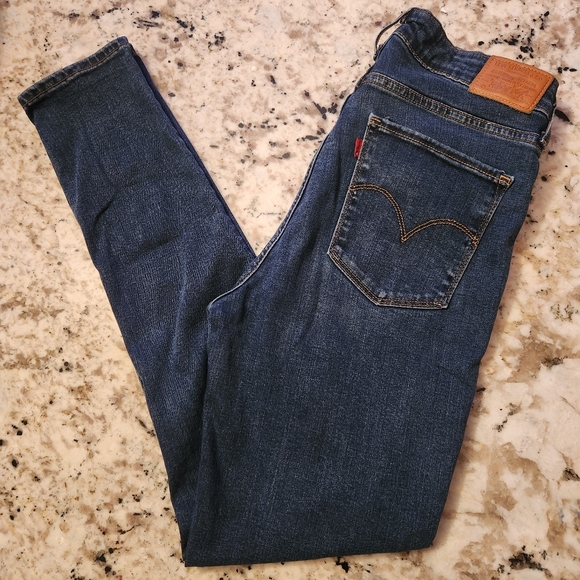 COPY - Levi’s High Rise Skinny Blue Jeans Size 30 - Picture 2 of 9